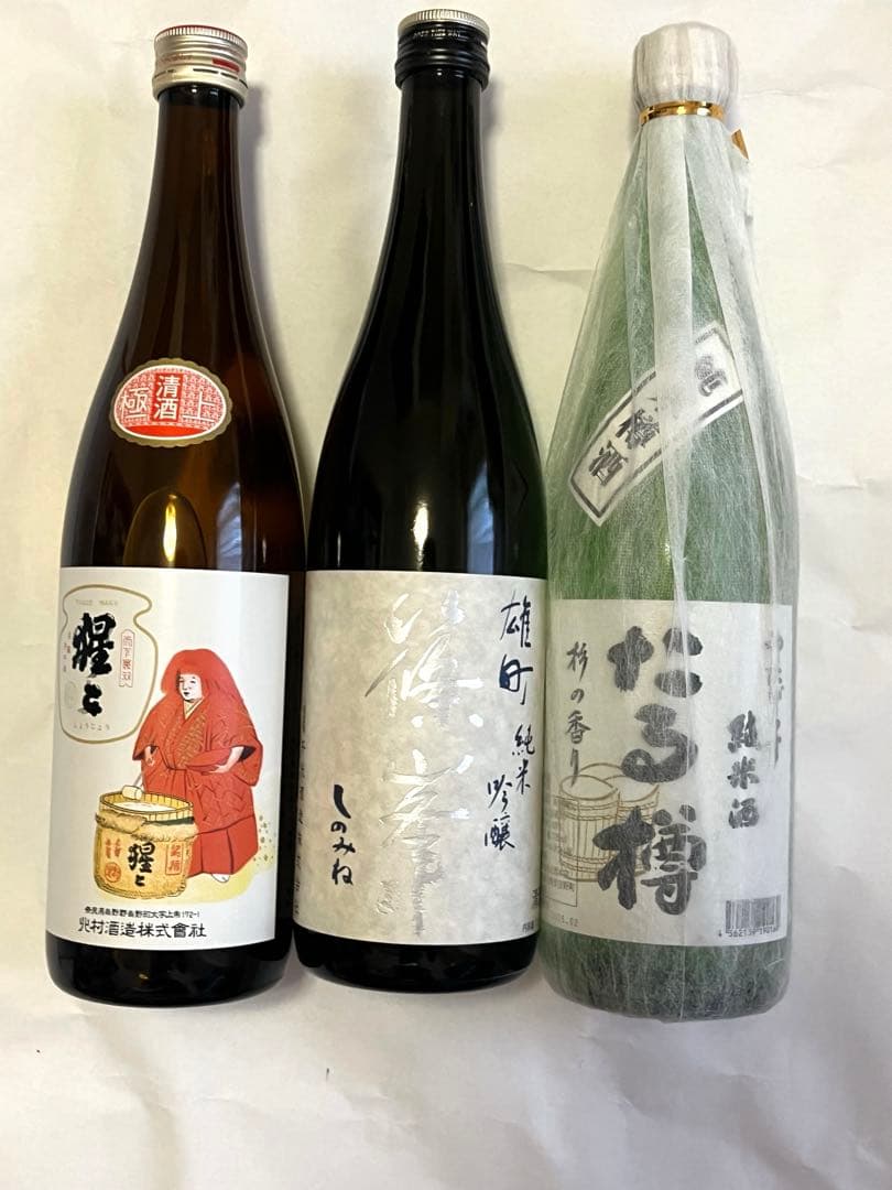 ★日本酒飲みくらべ★久保田　上善如水　篠峯　猩々　たる樽　日本酒　5本セット