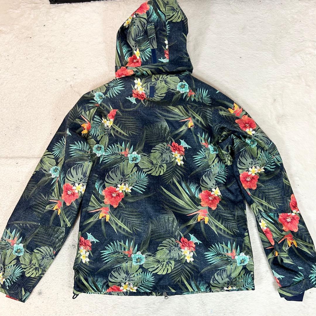 美品❗️PONTAPES スキーウェア　上下　スノボーウェア　花柄　Lサイズ