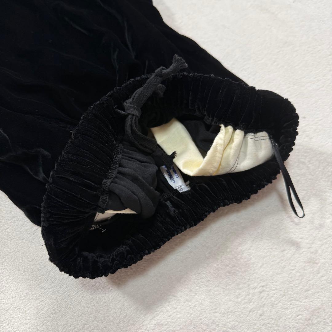 COMME des GARÇONS コムコム 切替 ベロア スカート