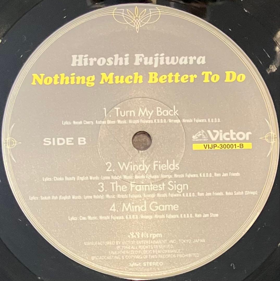 邦楽 Hiroshi Fujiwara - Nothing Much Better