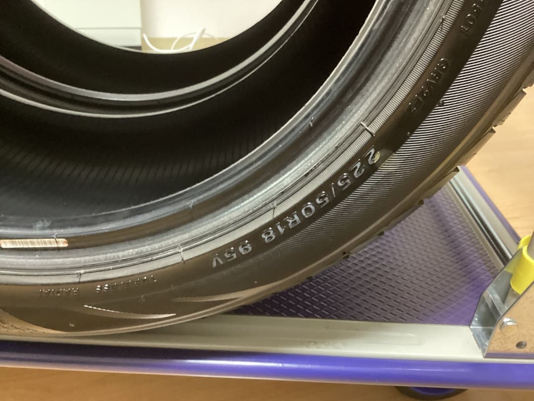 REGNO GRV II 225/50R18 2021年製2本 約8分山 レグノ
