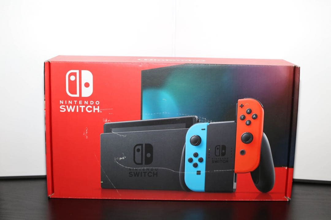 【完品】Nintendo Switch ネオンブルー/ネオンレッド 2019年