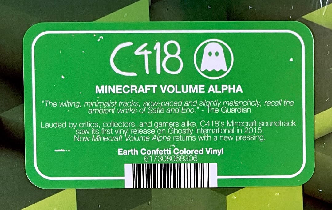 アナログ盤 マインクラフト C418 Minecraft Alpha 新品