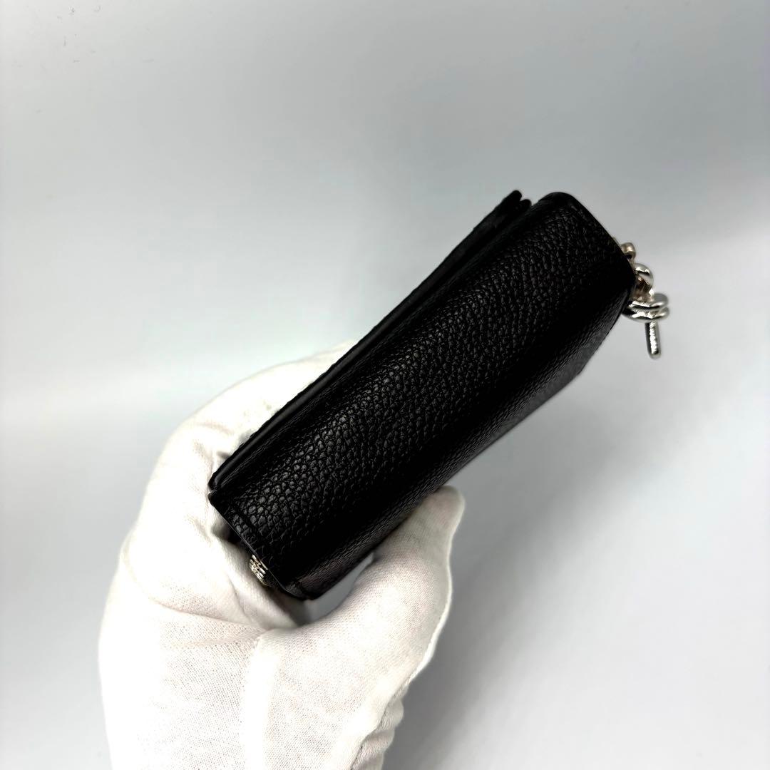 未使用級✨ヴァジックVASIC ROUND MINI MINI 三折り財布　黒