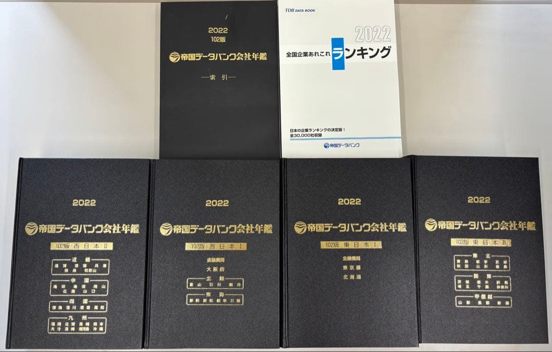 帝国データバンク会社年鑑 2022 102版