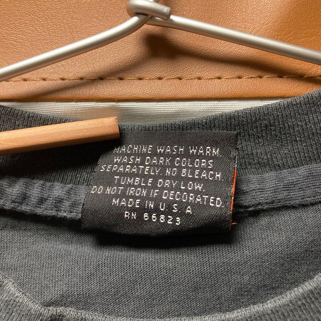 Harley-Davidson Tシャツ XLサイズ ブラック フレイムデザイン