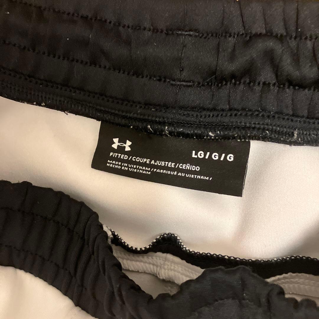 UNDER ARMOUR ジャージ上下セット ホワイト/ブラック