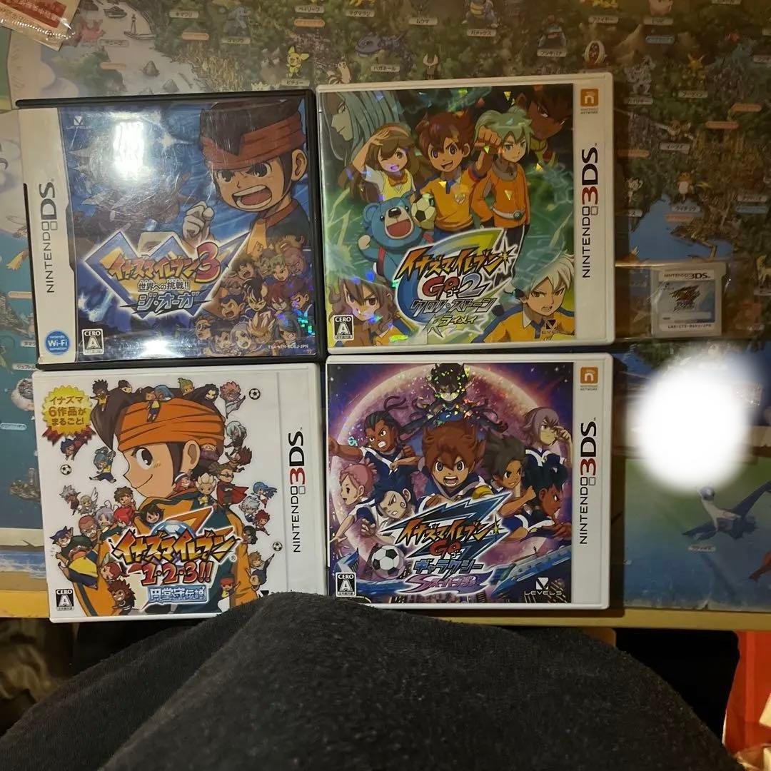 ［匿名配送］3ds イナズマイレブン　ソフト6本セット