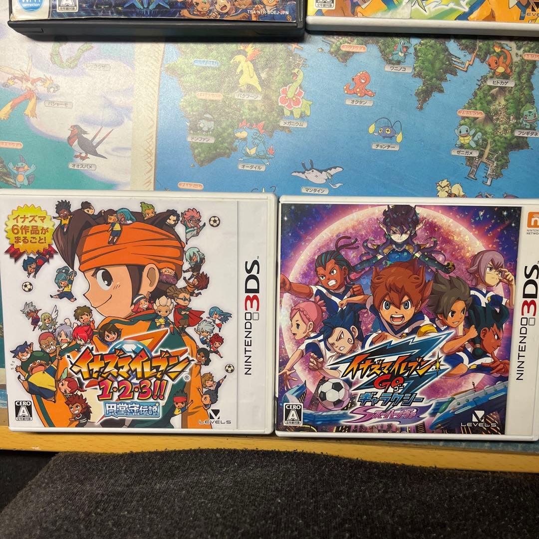 ［匿名配送］3ds イナズマイレブン　ソフト6本セット