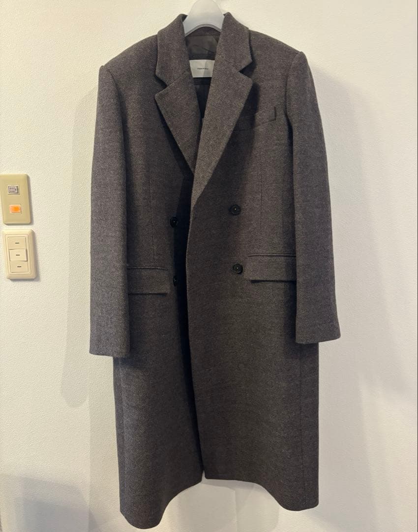 y*t様 完売品 ★Wool 100% Chester Coat 36 ダークブ