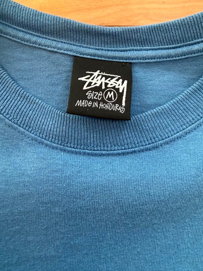 stussy 25ss Berries tee M blue ブルー