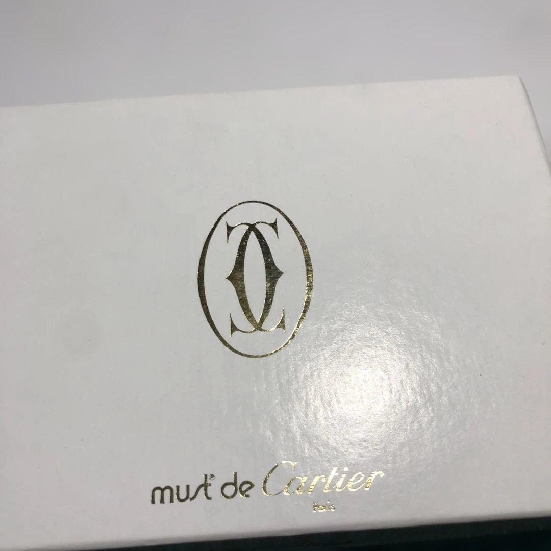 S*e様 13272 未使用カルティエ マストライン レザー 三つ折り財布 がま