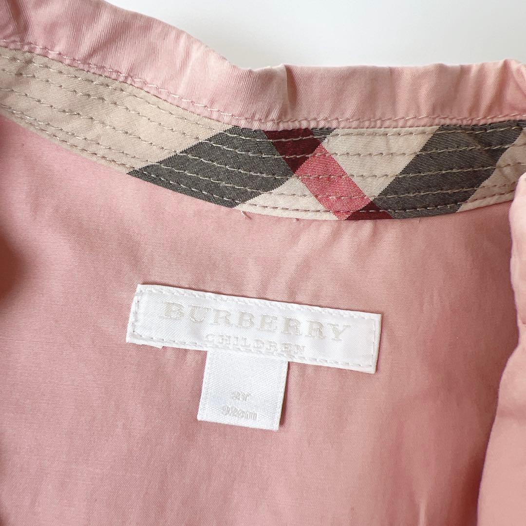 Burberry★バーバリー　トレンチコート風ワンピース　人気　2Y 92cm