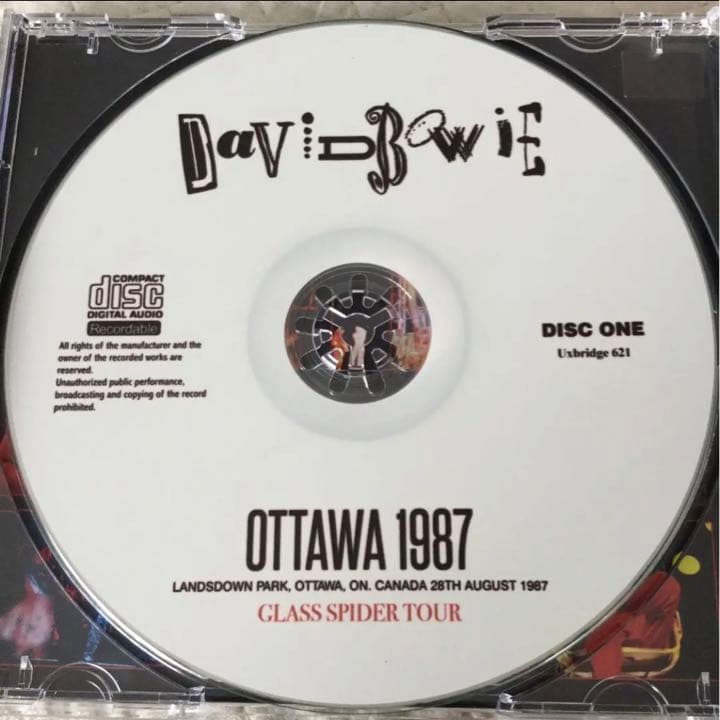 SBD！3枚組！David Bowie/ Ottawa 1987