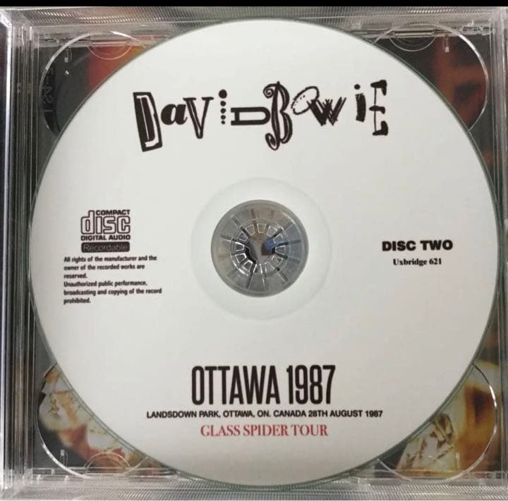 SBD！3枚組！David Bowie/ Ottawa 1987