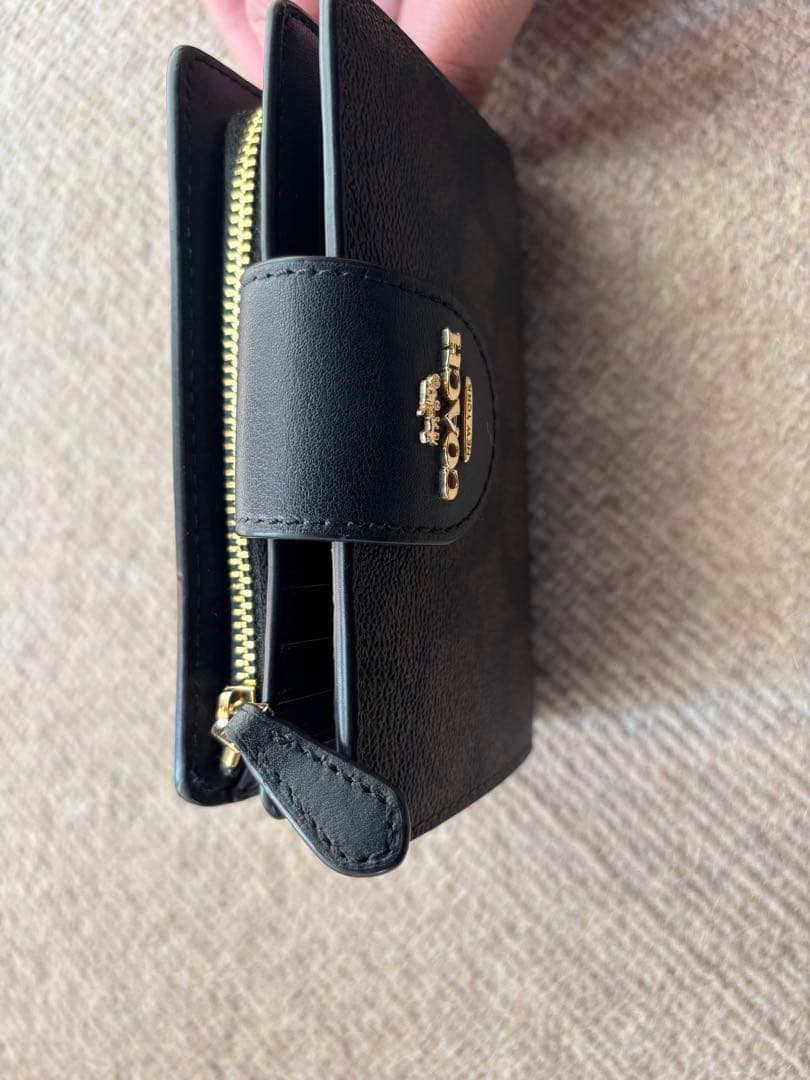 COACH モノグラム 二つ折り財布
