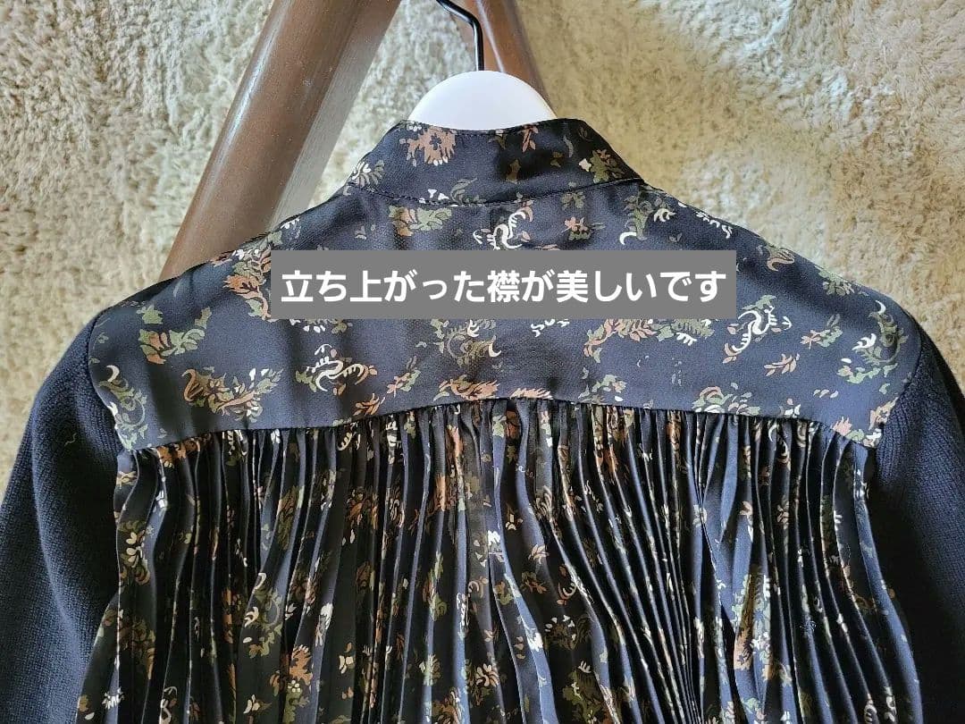 sacai 21AW 美品 53,000円程 バックプリーツ カーディガン