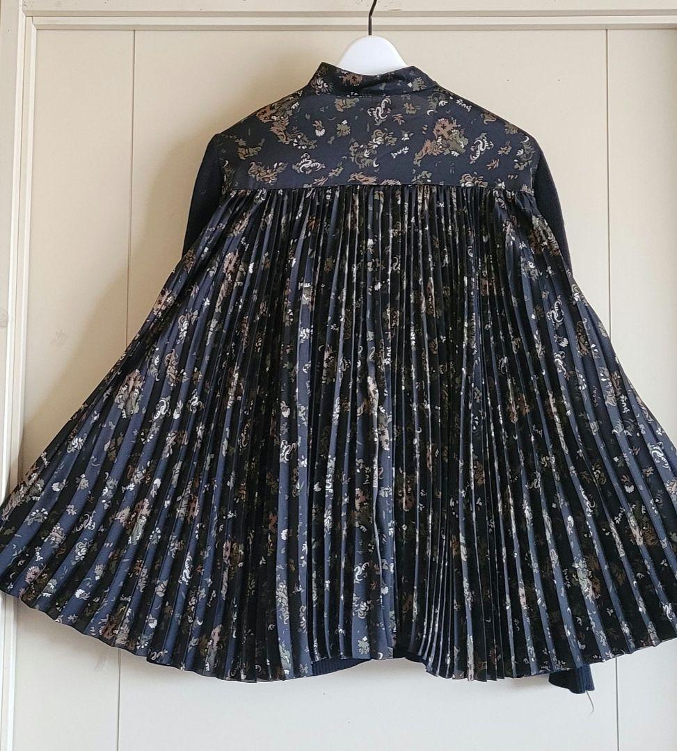 sacai 21AW 美品 53,000円程 バックプリーツ カーディガン