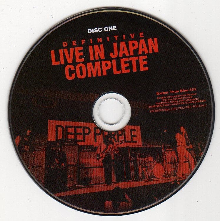 洋楽 DEEP PURPLE / DEFINITIVE LIVE IN JAPAN