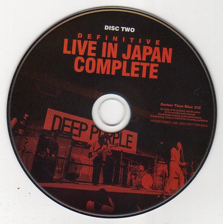 洋楽 DEEP PURPLE / DEFINITIVE LIVE IN JAPAN