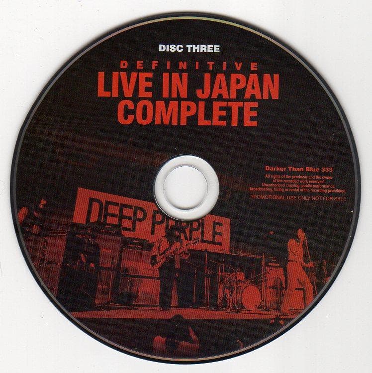 洋楽 DEEP PURPLE / DEFINITIVE LIVE IN JAPAN