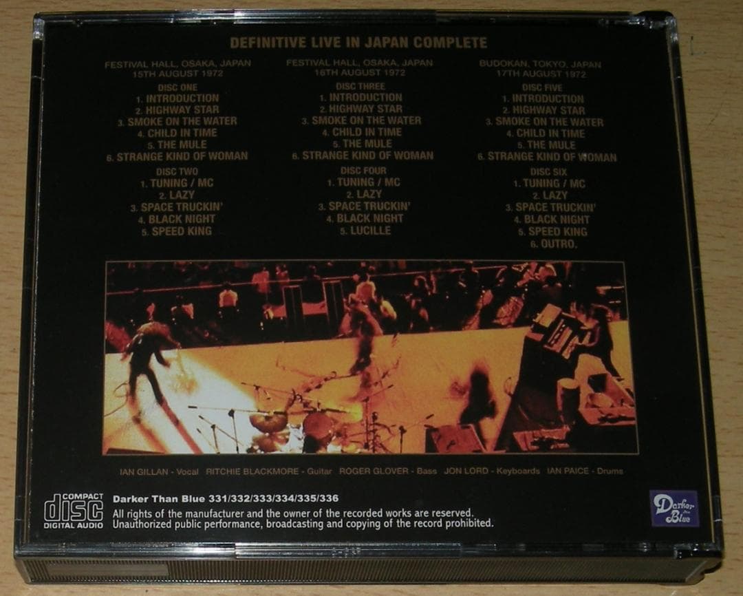 洋楽 DEEP PURPLE / DEFINITIVE LIVE IN JAPAN