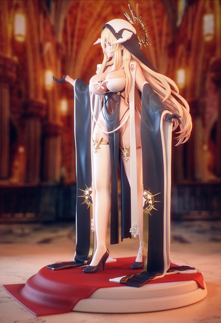 K*u様 25ｃｍ　インプラカブル 1/7 アズールレーン ガレキ 未塗装未組立