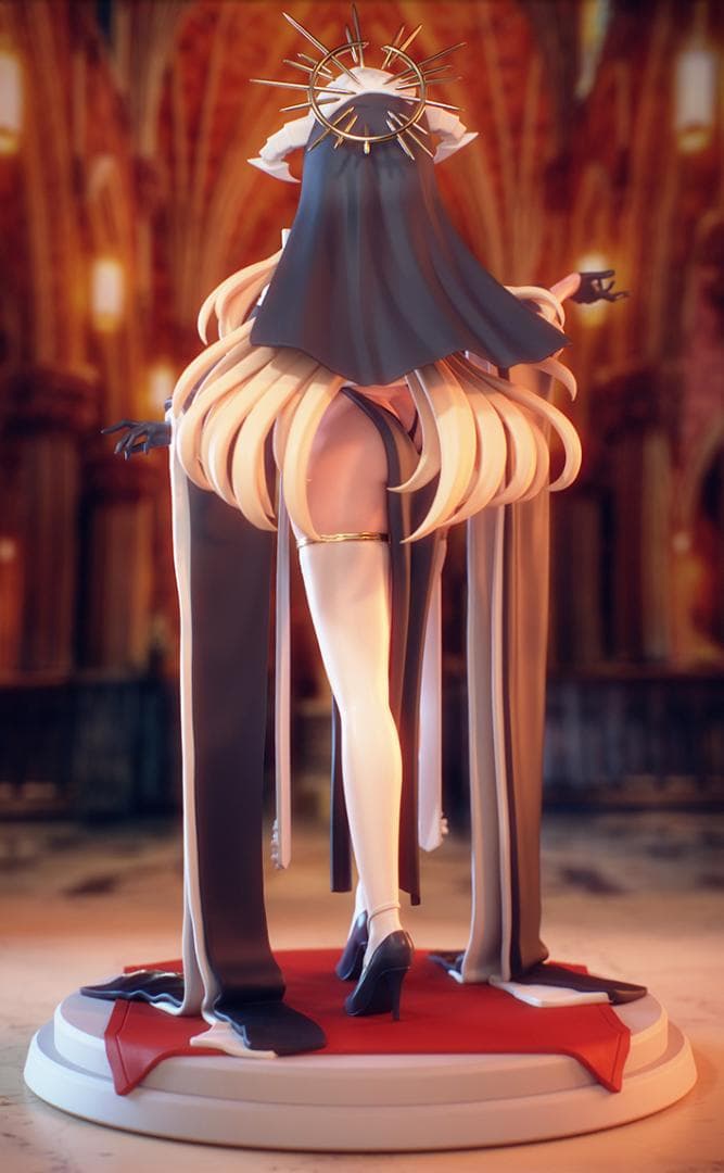 K*u様 25ｃｍ　インプラカブル 1/7 アズールレーン ガレキ 未塗装未組立