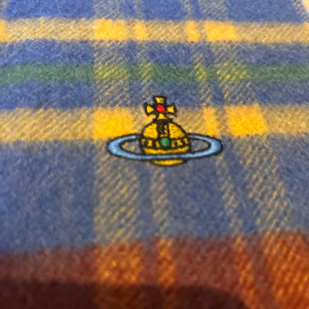 Vivienne Westwood カシミアチェックマフラー