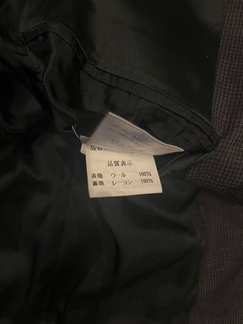 Dior Homme エディ期　ダークグレー シングルブレストスーツ　サイズ46