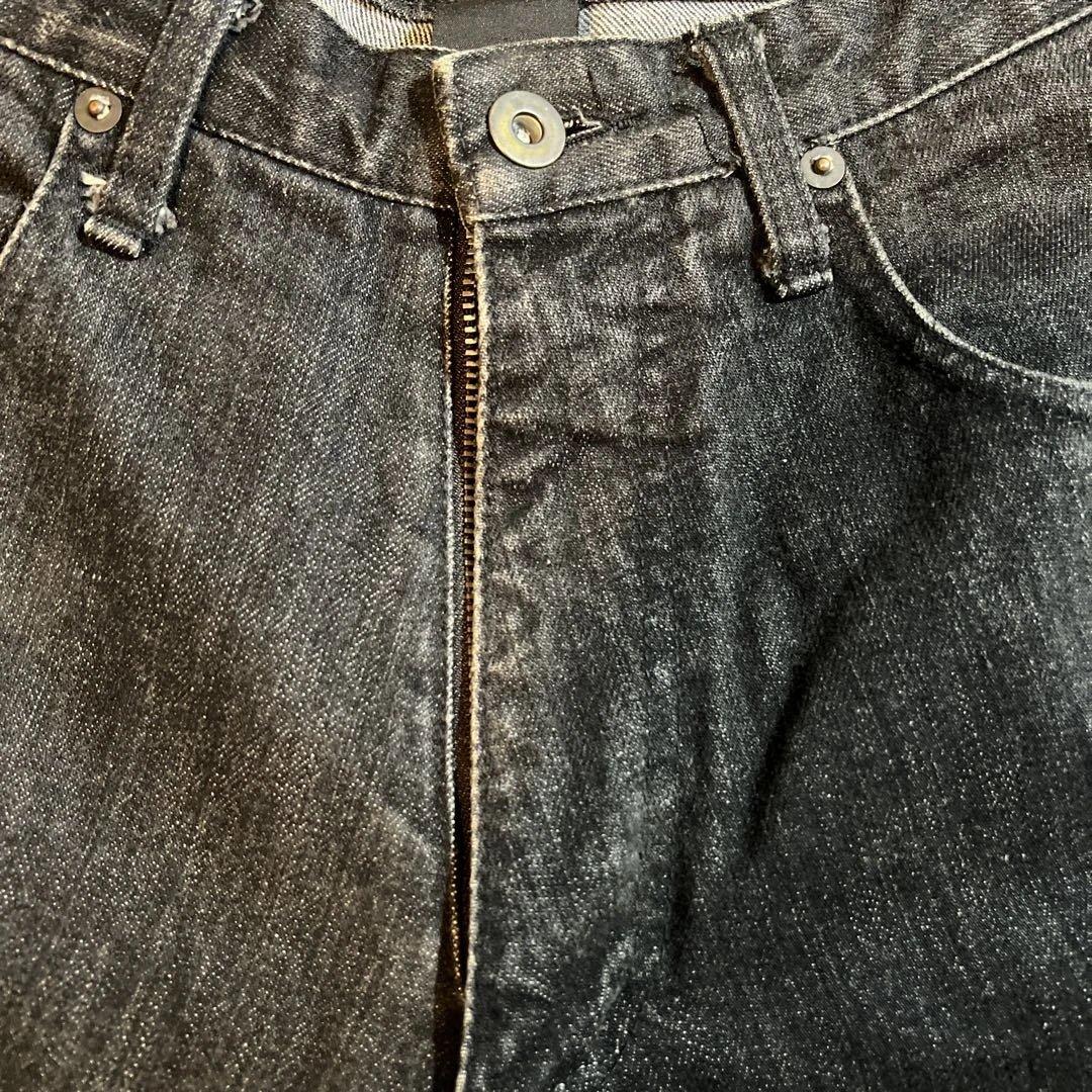 Ａ*ｎ様 ベルンハルトウィルヘルム　ワイド　ダメージ加工　ジーンズ　サイズS ブ