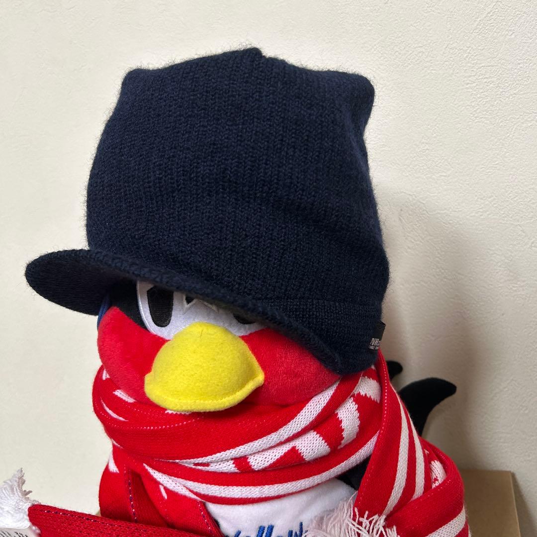 NEIGHBORHOOD ニット帽 つば付き ネイビー