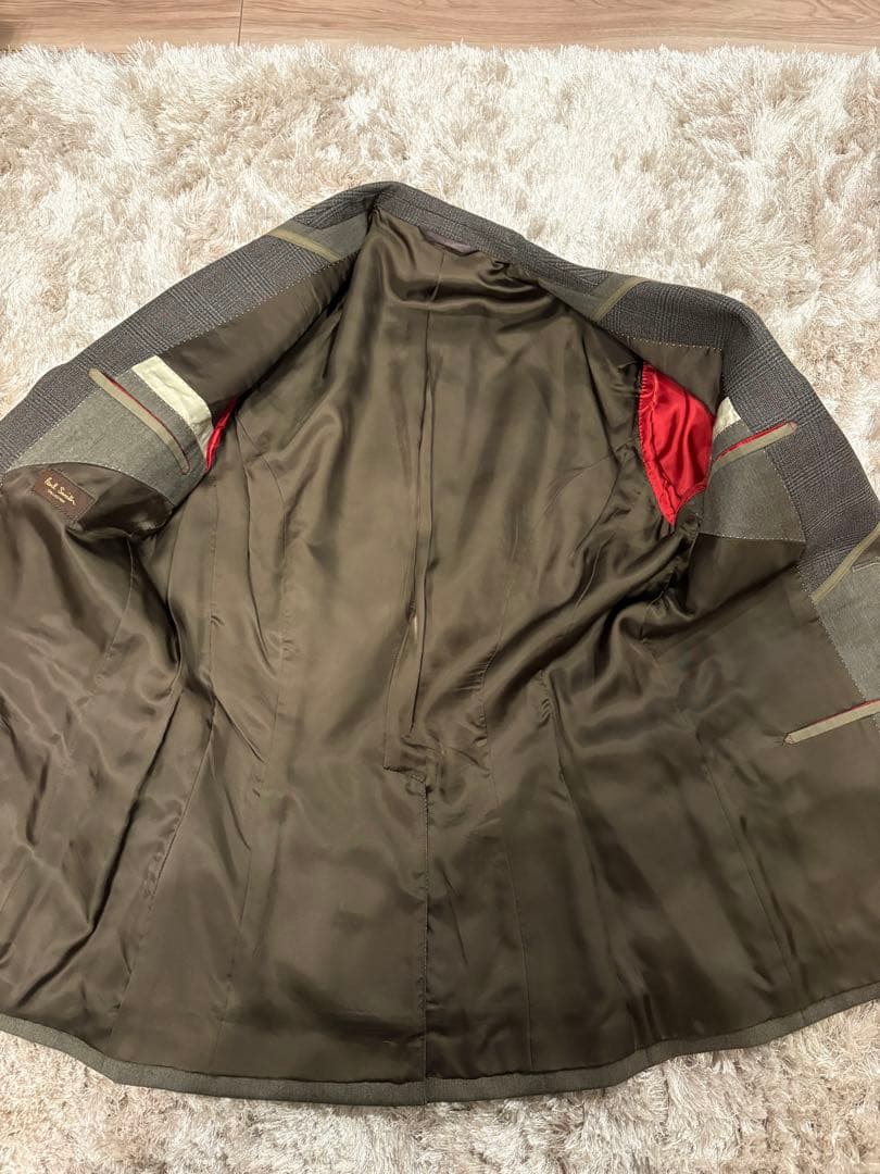 Paul Smith テーラードジャケット グレー チェック柄
