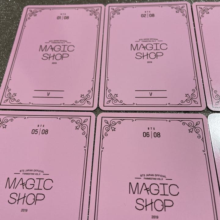 BTS 防弾少年団　マジックショップ　ミニフォト　テテ　V　コンプ　8枚セット