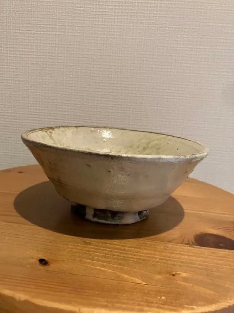 森岡成好 粉引　茶碗