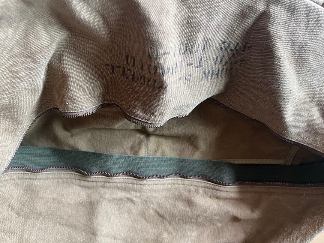 40s-50s アメリカ軍 KIT BAG ステンシル有