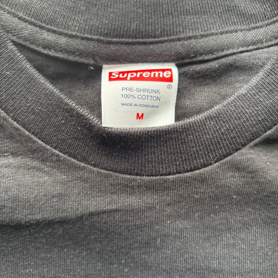 (3/17まで).Supreme ブラック ロングスリーブ Tシャツ M