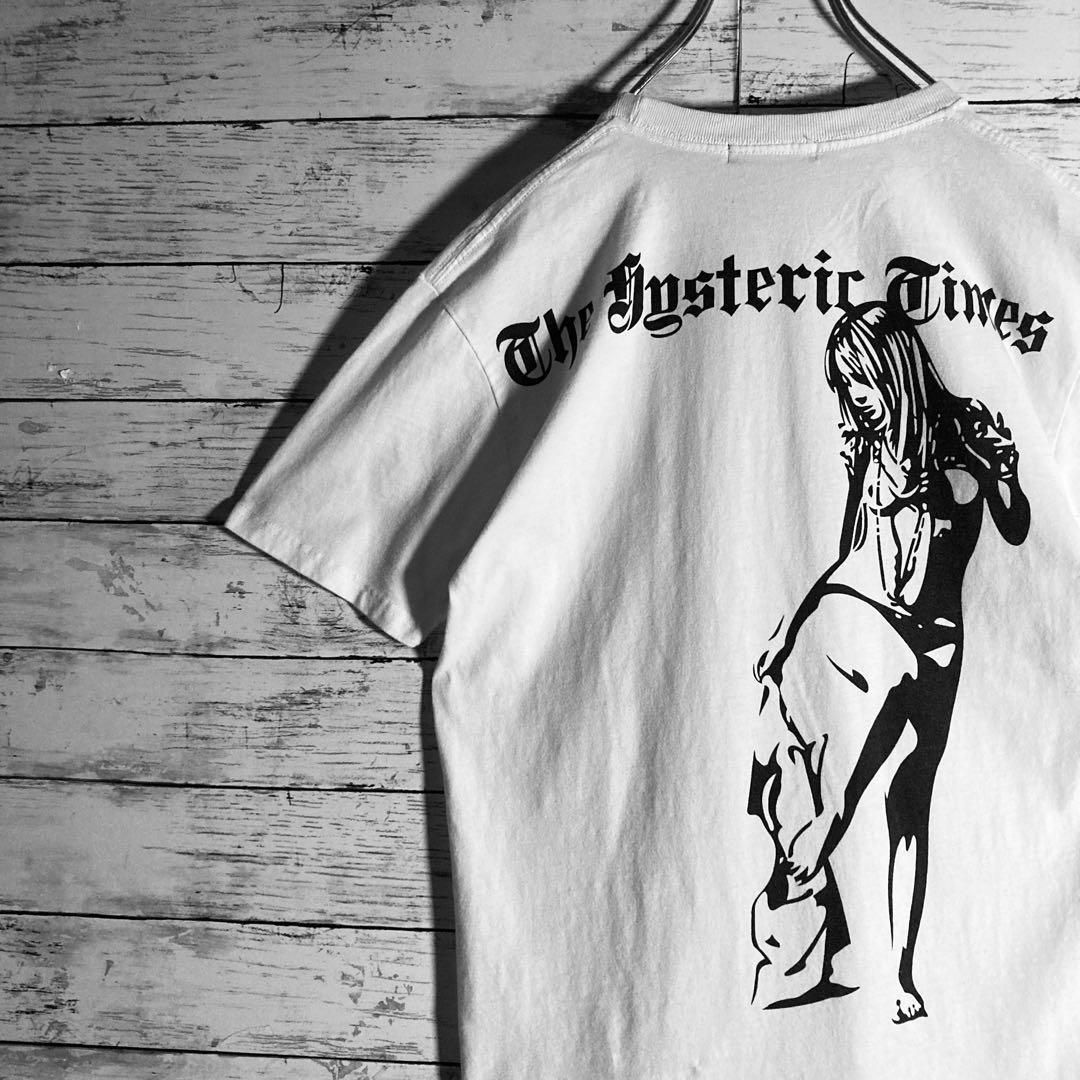 【即完売モデルL】ヒステリックグラマー⭐️バックビッグロゴTシャツヒスガール希少