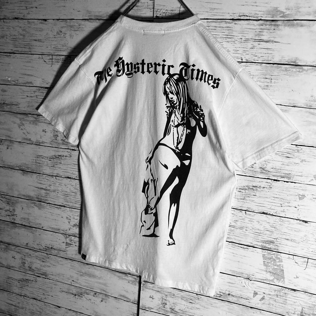 【即完売モデルL】ヒステリックグラマー⭐️バックビッグロゴTシャツヒスガール希少
