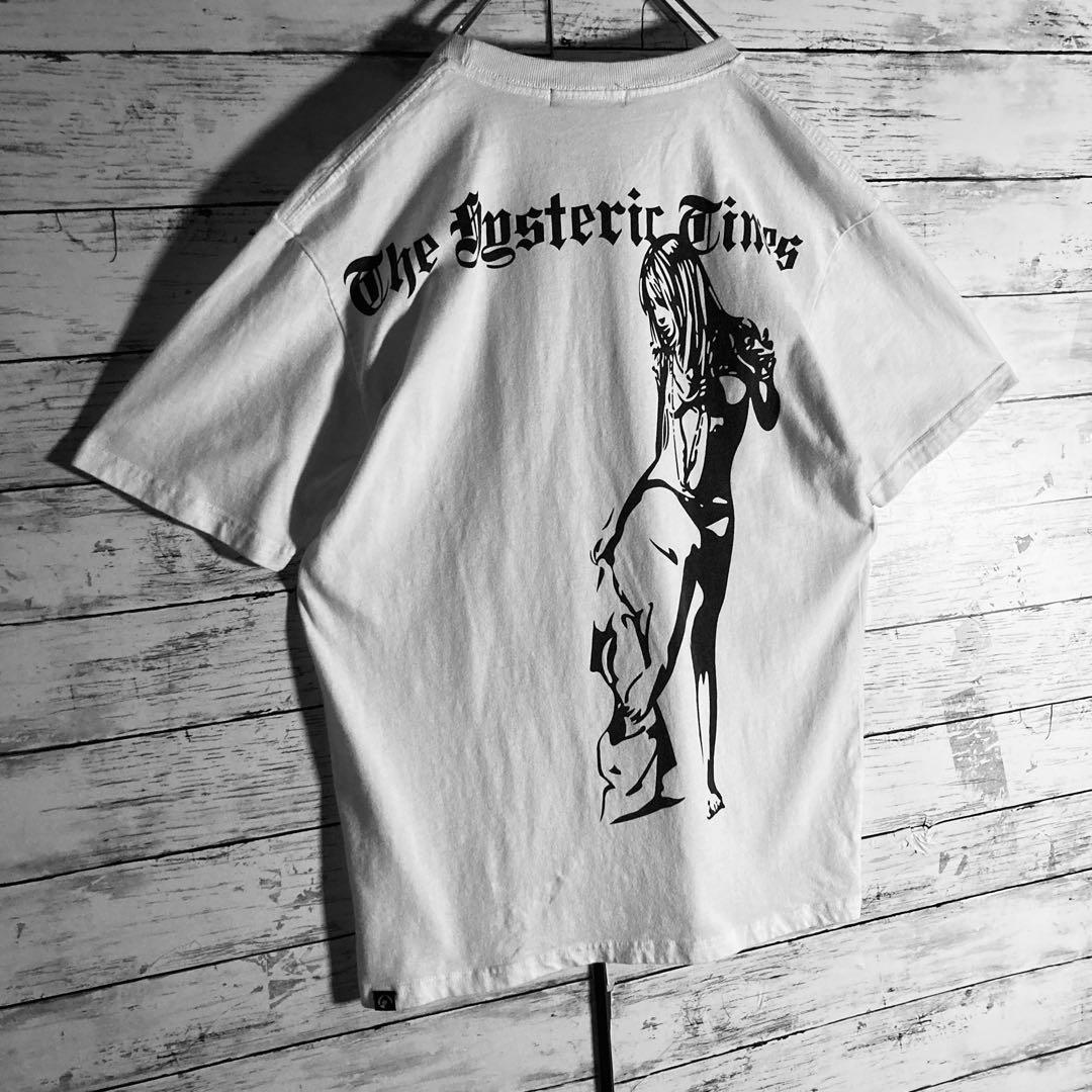 【即完売モデルL】ヒステリックグラマー⭐️バックビッグロゴTシャツヒスガール希少