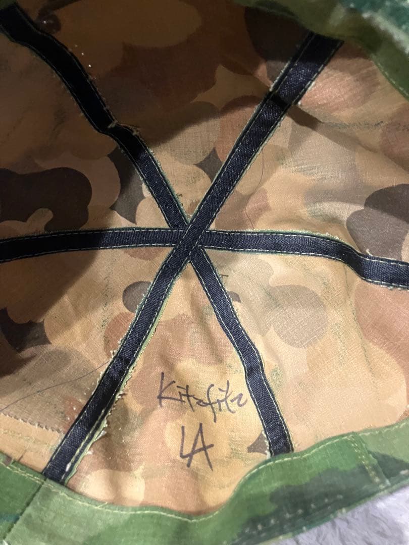 帽子 Kitzfitz handmade camo cap