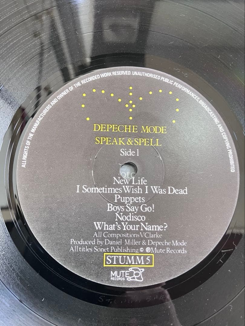 Depeche Mode デペッシュ・モード　LPレコード