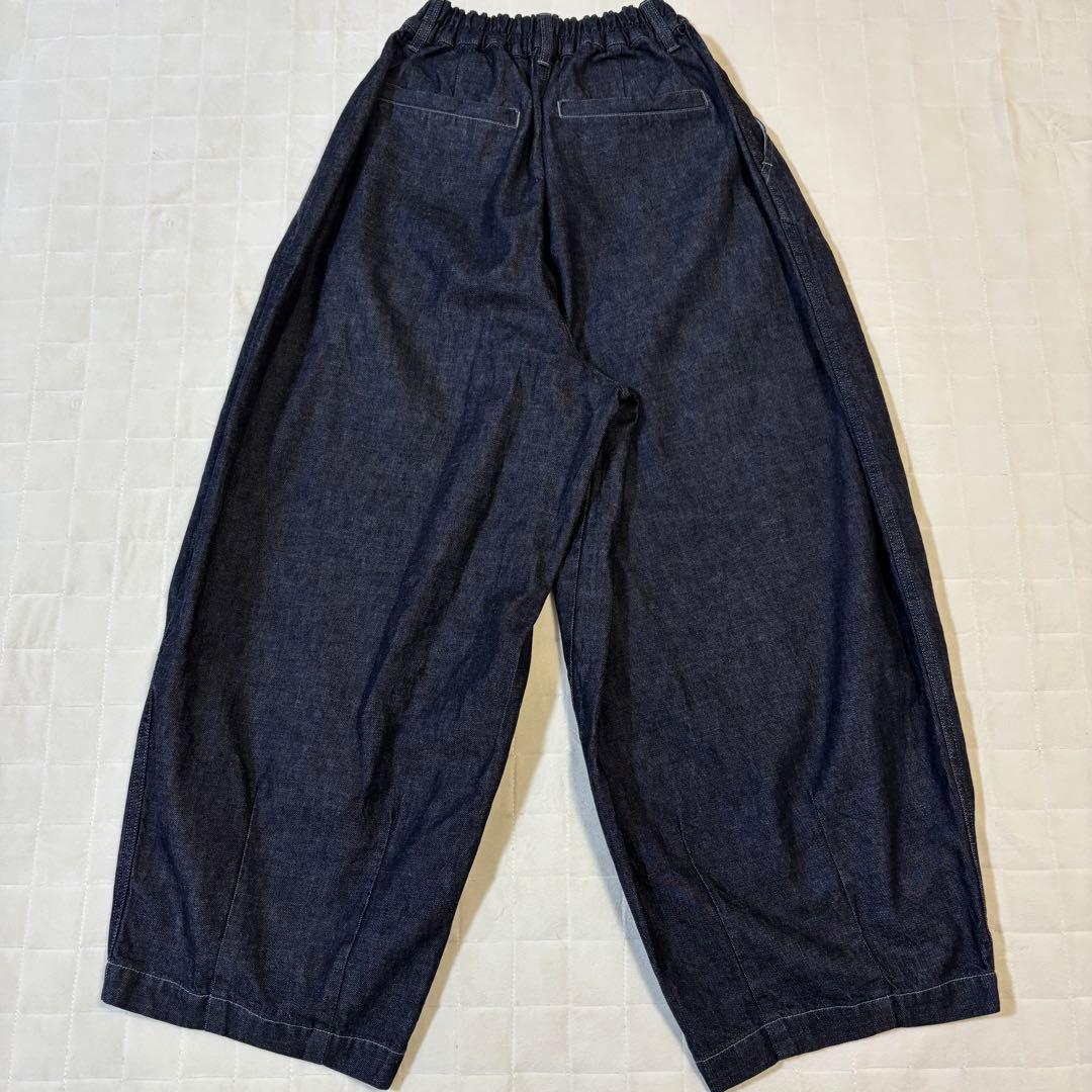 極美品！HARVESTY バーベスティ（1）デニムサーカスパンツ