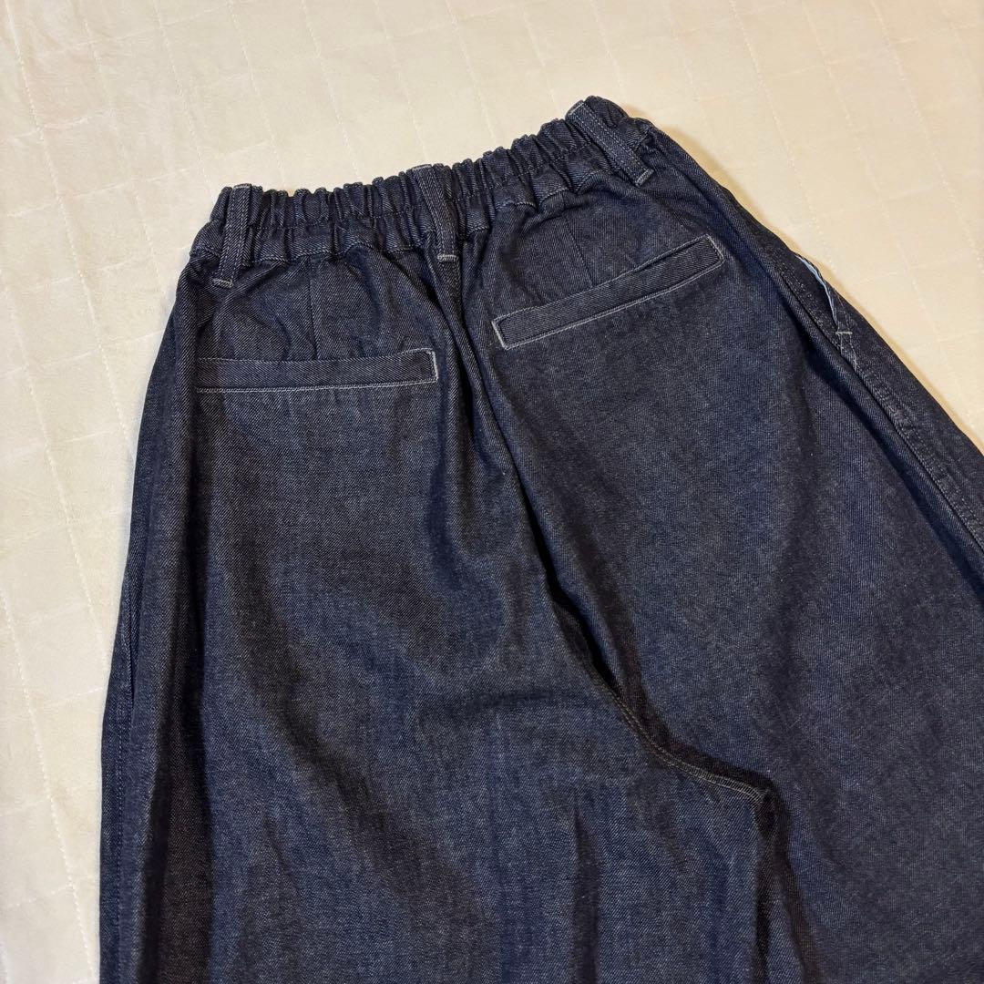 極美品！HARVESTY バーベスティ（1）デニムサーカスパンツ