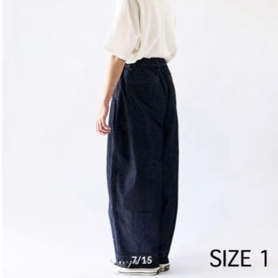 極美品！HARVESTY バーベスティ（1）デニムサーカスパンツ