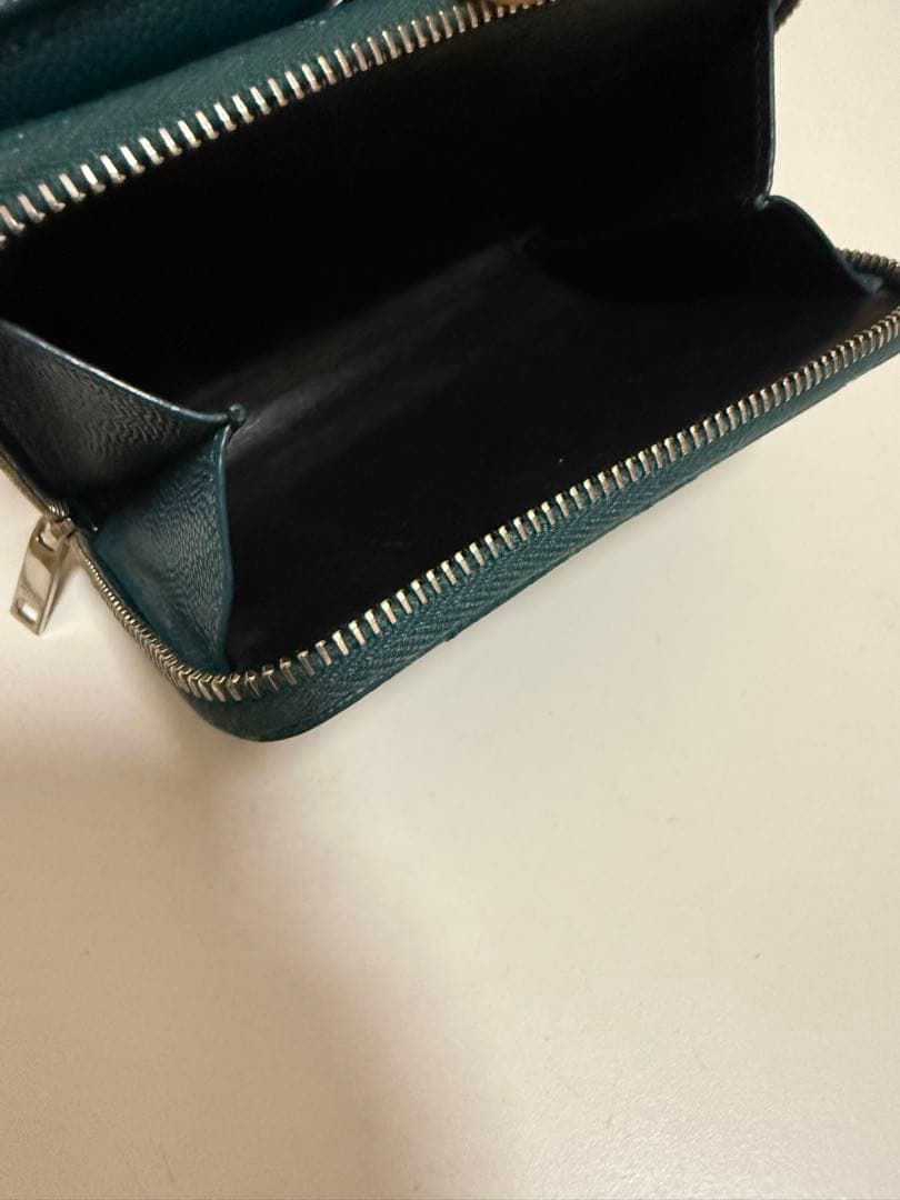 YSL 二つ折り財布 グリーン