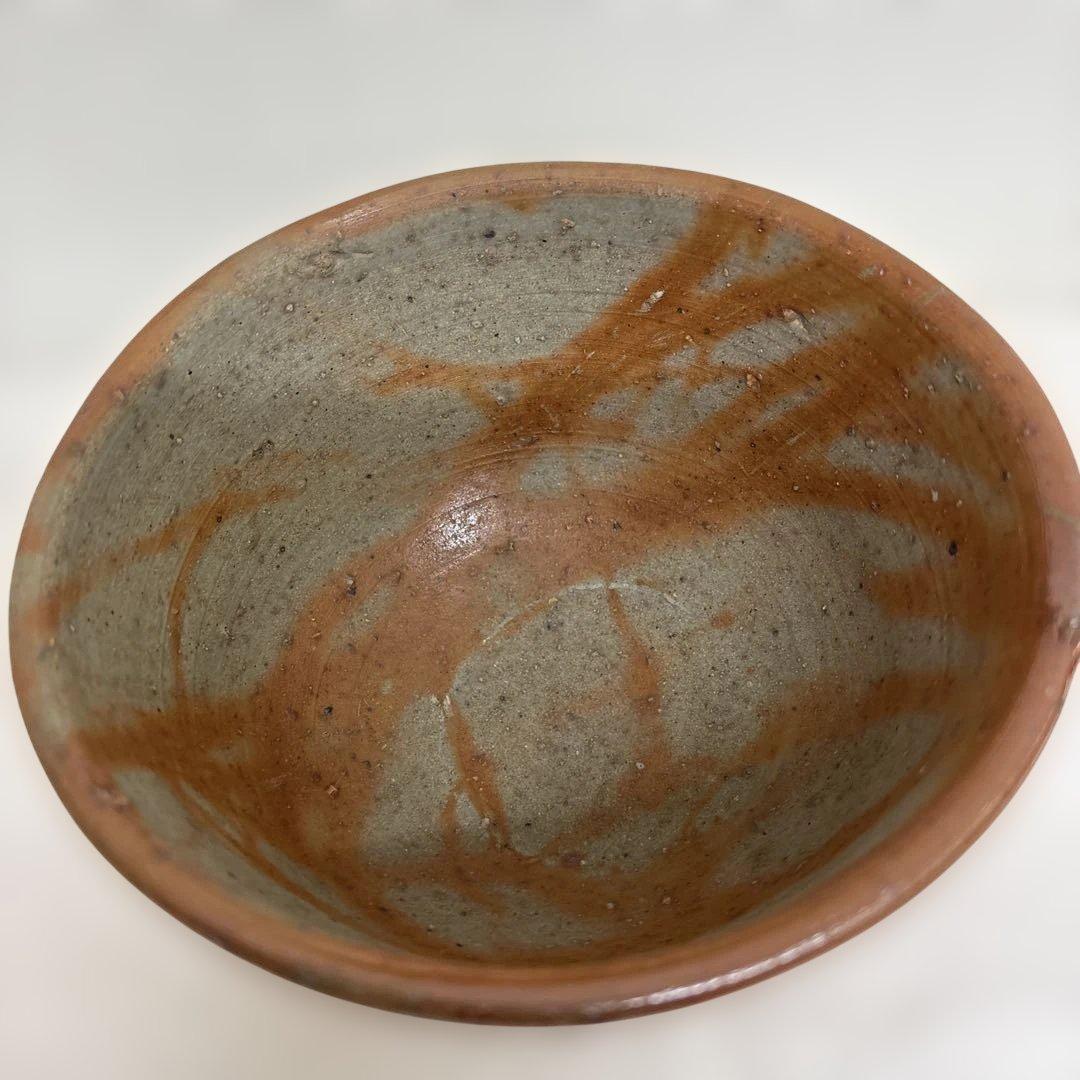 備前焼　藤原建　緋襷茶盌　1971年作