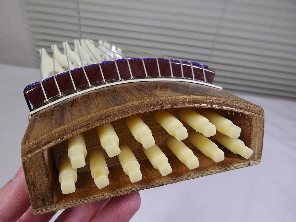 二尺琴 ミニ琴 全長60cm　短箏 短琴