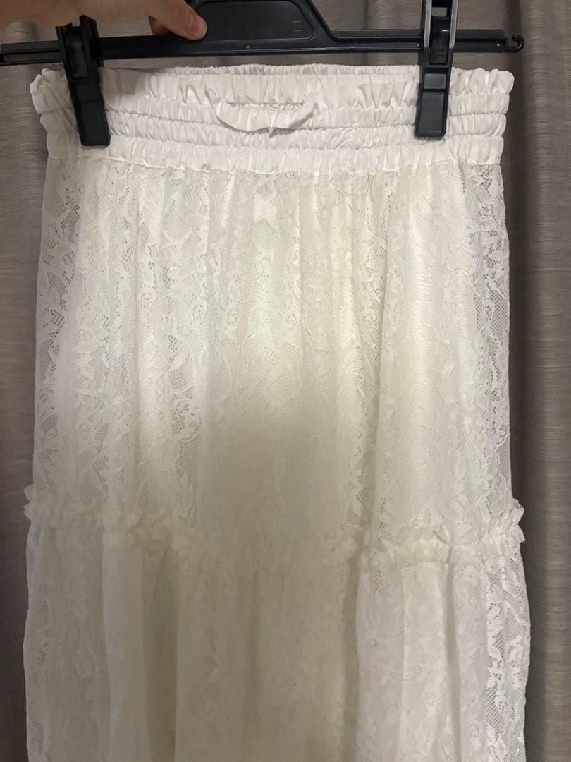 スカート laceslitrufflefrilltieredskirt willfully
