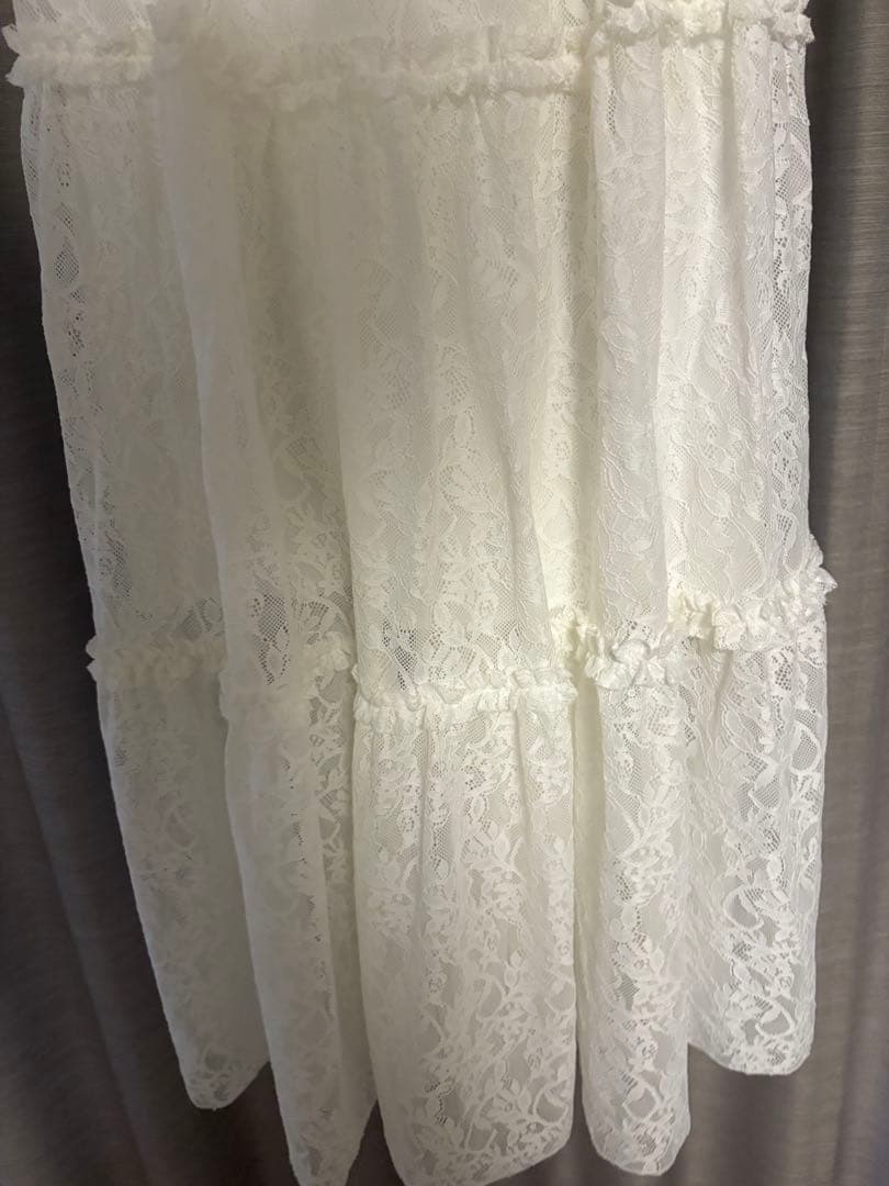 スカート laceslitrufflefrilltieredskirt willfully